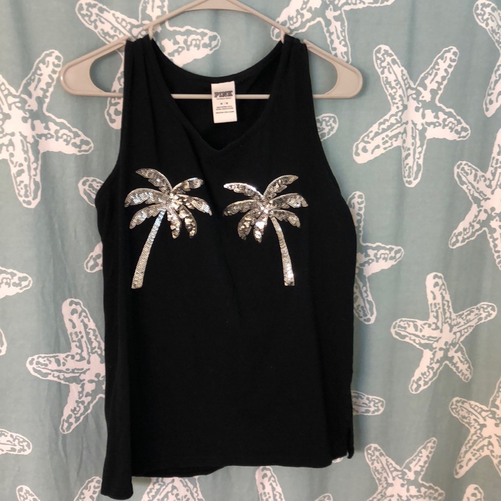 Black PINK Victoria secret tank top.